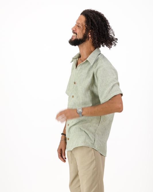 #01 - The Linen Shirt Short Sleeves