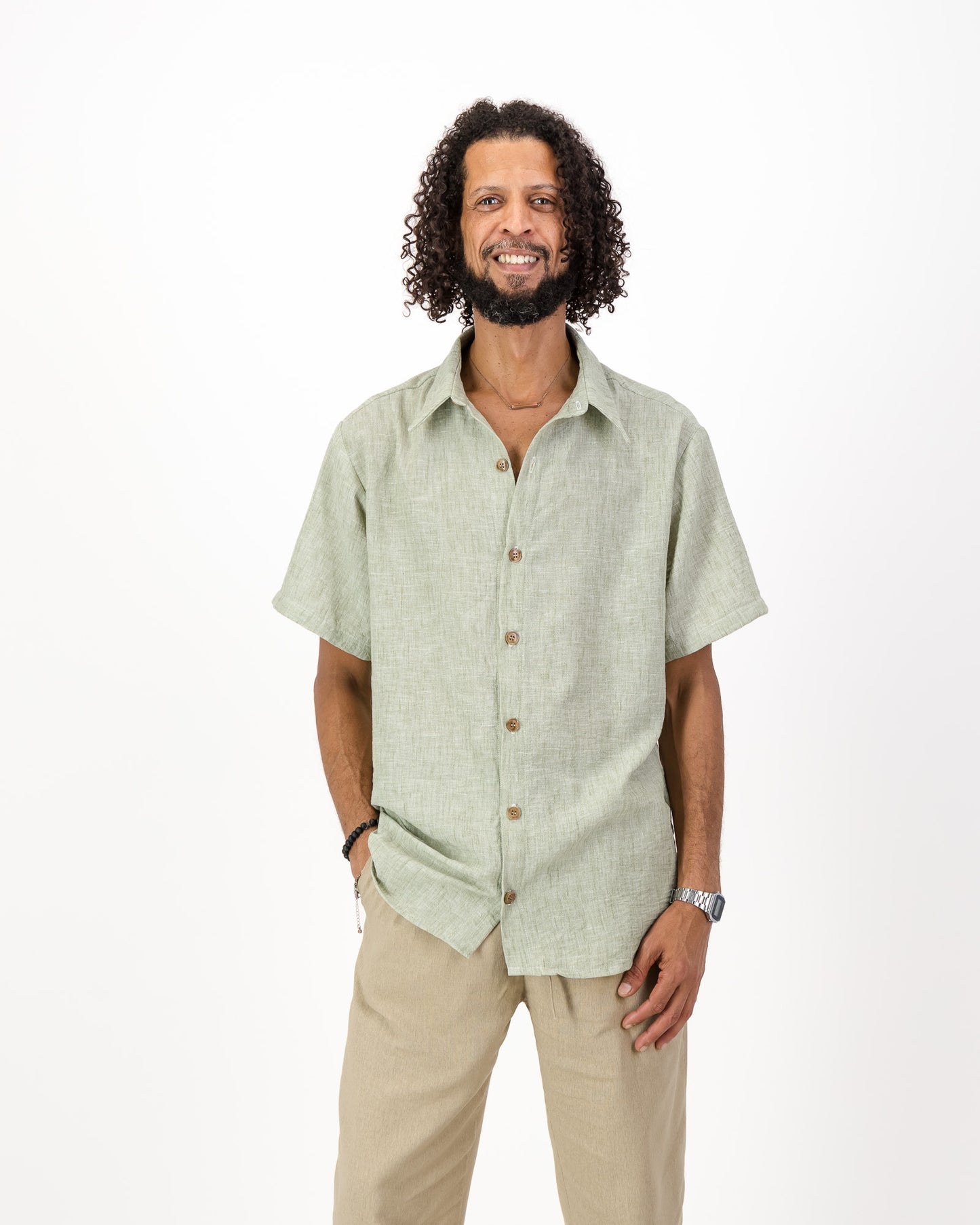#01 - The Linen Shirt Short Sleeves