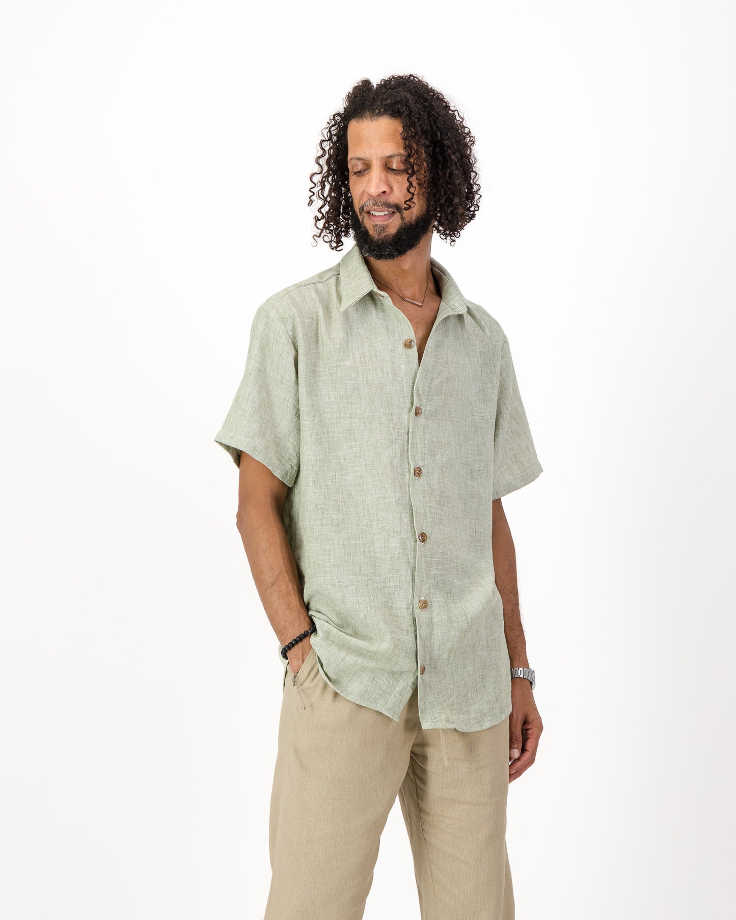 #01 - The Linen Shirt Short Sleeves