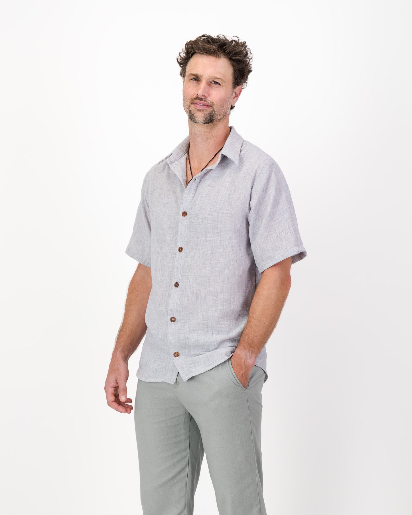 #01 - The Linen Shirt Short Sleeves